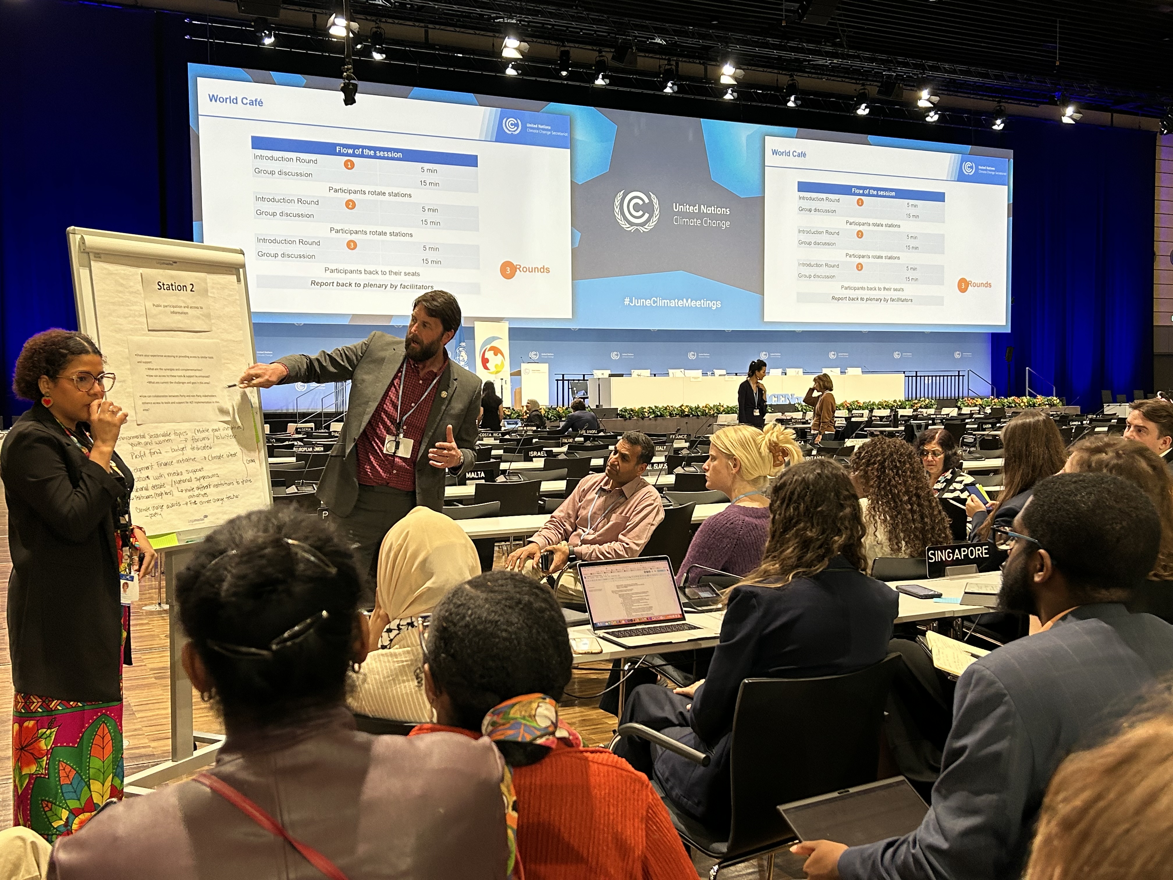 Maurice at the Climate meeting in Bonn